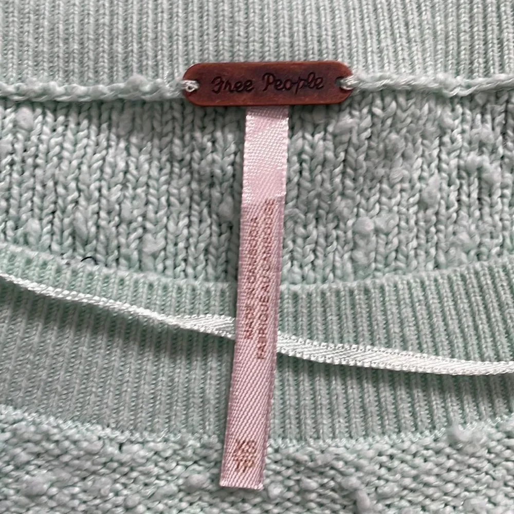 Free People Mint Green Sweatshirt